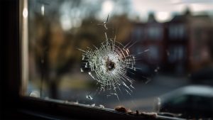 برچسب ضد گلوله شیشه