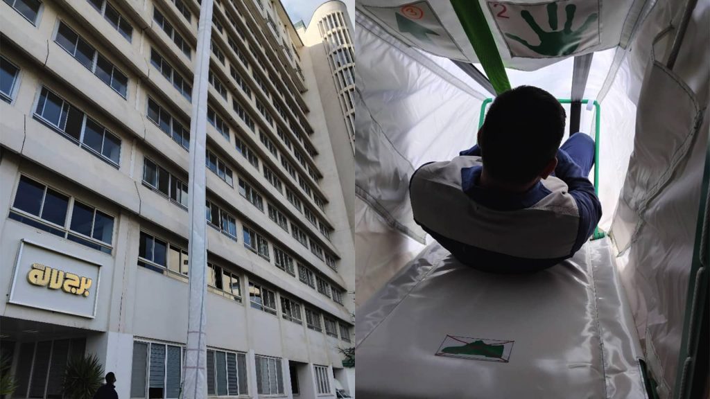 وزن مجاز افراد برای استفاده شوت نجات