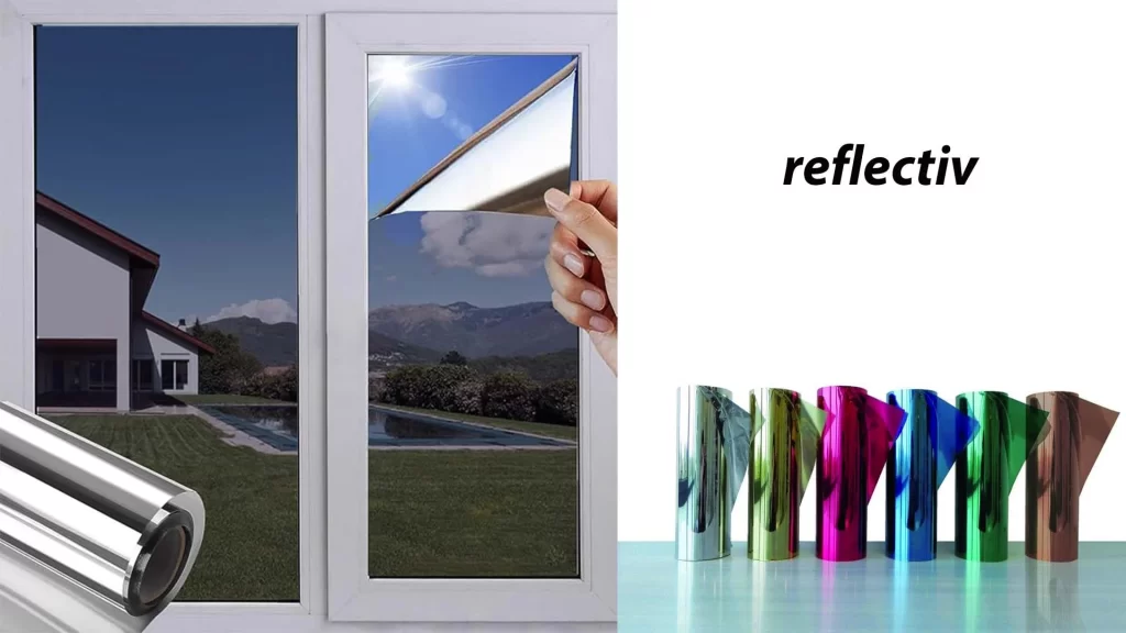 برچسب شیشه برای جلوگیری از نور